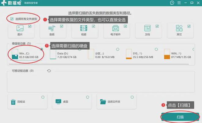 易倍体育网站：5个方法教你轻松实现电脑硬盘数据恢复(图4)