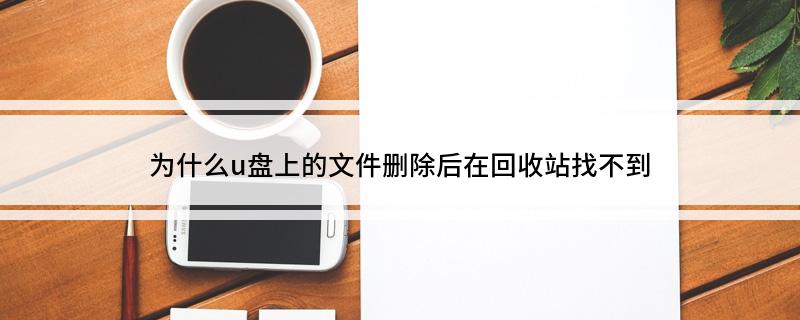 为什么u盘上的文件删除后在回收站找不到(图1)