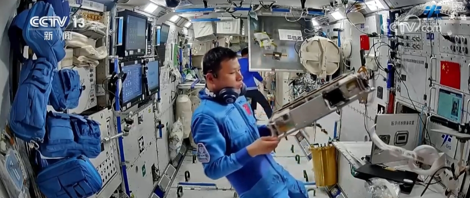 添置新防护→医疗救护→科学实(试)验……神二十乘组工作周记亮点多(图13)