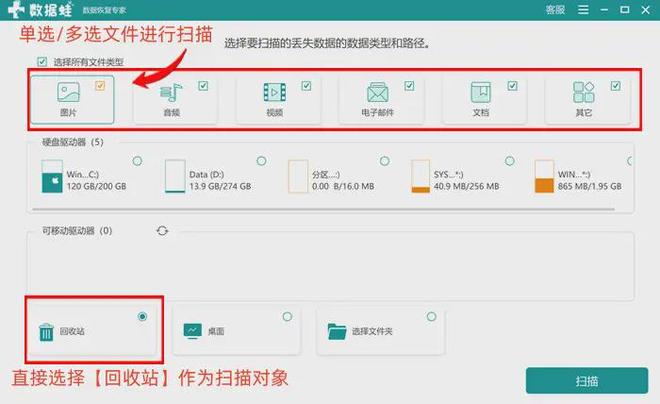易倍体育网站：回收站怎么恢复已删除的文件？5个实用回收站误删恢复方案在手(图2)